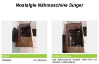 Nostalgie Singer Nähmaschine Rheinland-Pfalz - Ober-Olm Vorschau