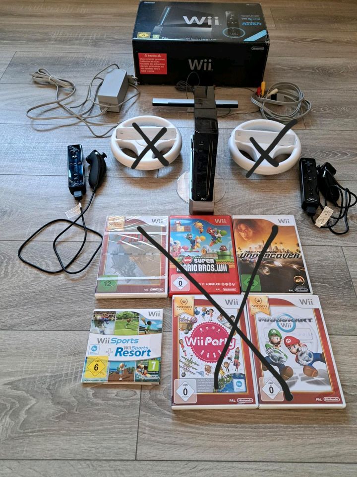 Nintendo Wii Konsole Spielekonsole Sports + Sports Resort OVP in Hattert