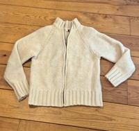 Wolljacke Strickjacke dick Grobstrick weiß Wolle JACK & JONES XL Niedersachsen - Kirchlinteln Vorschau