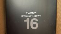 Fuji Fujifilm Fujinon XF 16mm f1.4 R WR Objektiv wie neu Berlin - Steglitz Vorschau