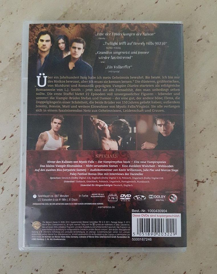The Vampire Diaries Staffel 1 DVD Serie in Centrum