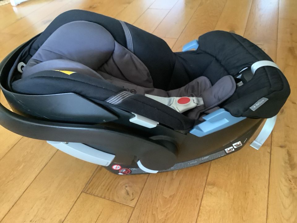 Cybex Aton4, Babyschale, Autositz, Isofix Station in Egelsbach