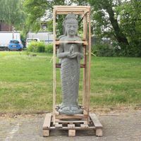 Buddha Figur stehend Steinfigur Greenstone Massiv Chakra 175 cm Bochum - Bochum-Wattenscheid Vorschau