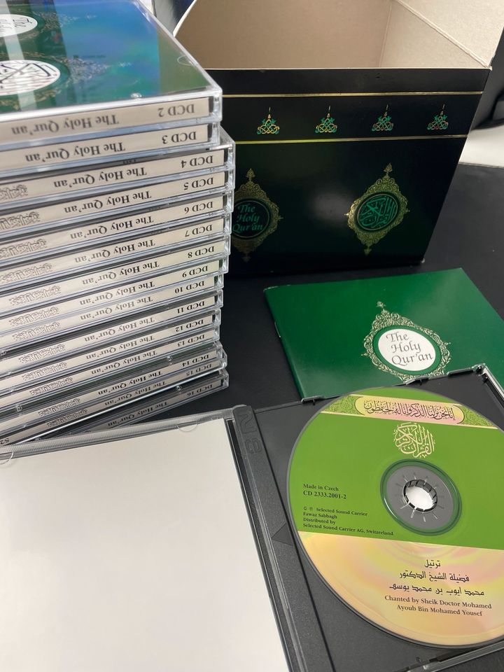 The holy Qur‘an 32 CDs in Hamburg