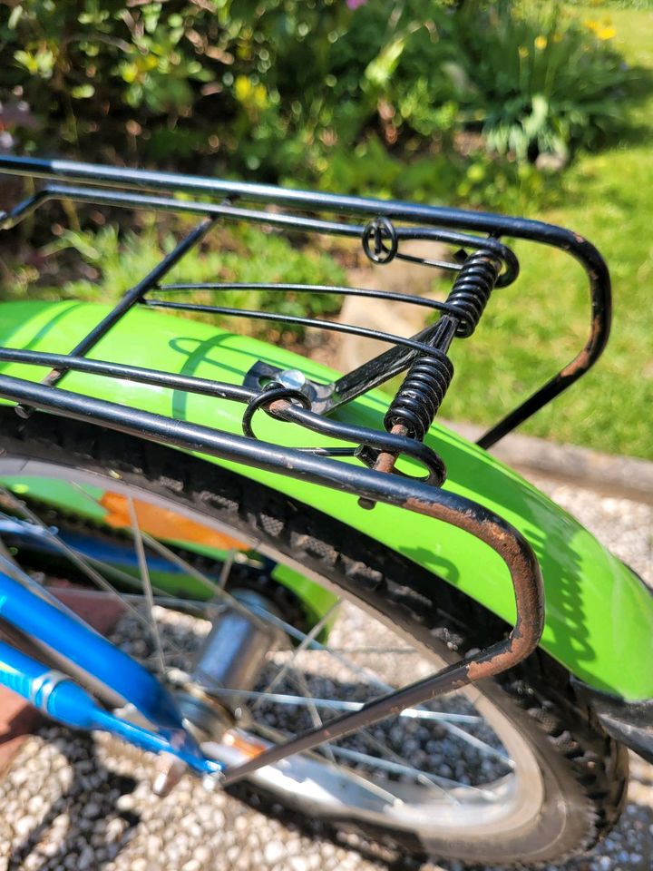 Fahrrad 18 Zoll Noxon blau grün in Witzenhausen