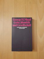 George H. Mead Geist Identität Gesellschaft Suhrkamp Buch Bücher Frankfurt am Main - Gallusviertel Vorschau