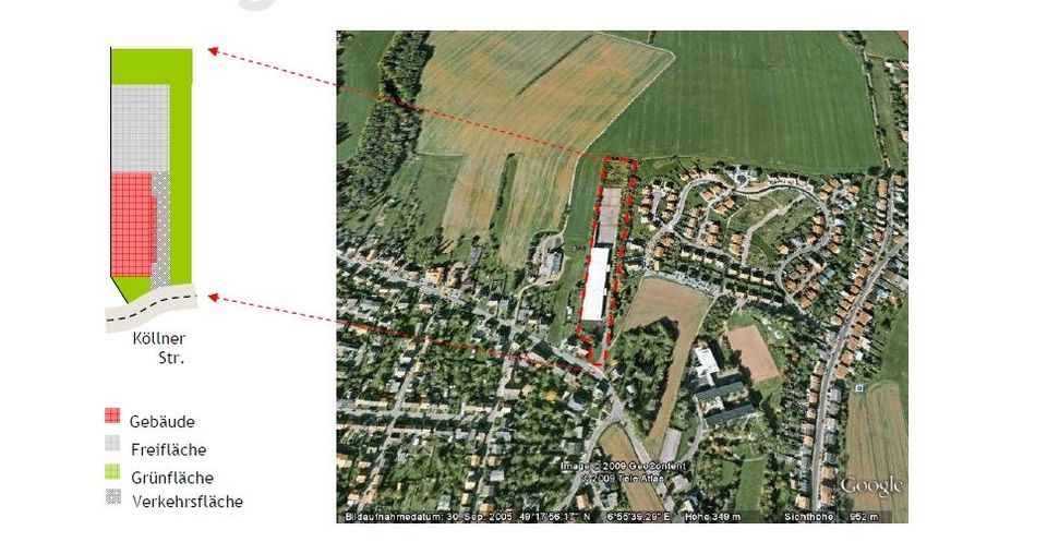 15.000 m² Grundstück mit Lagerhalle zur Entwicklung mit Wohnbebauung in guter Lage von Riegelsberg in Riegelsberg