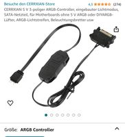 5V 3 popliger ARGB Adapter für RGB Lüfter Niedersachsen - Georgsmarienhütte Vorschau