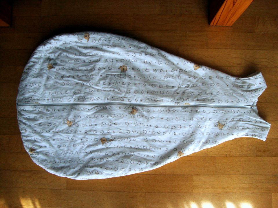 Julius Zöllner Baby Schlafsack Gr. 110  weiß Winter / Übergang in Dresden