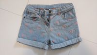 Jeansshorts mit Herzen, Topolino Gr. 122 Mädchen Bio-Baumwolle Stuttgart - Feuerbach Vorschau