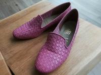 Schuhe Slipper  Leder Flechtoptik pink  Gr 39  neuwertig! Nordrhein-Westfalen - Ennigerloh Vorschau