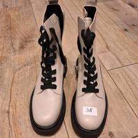 Stiefel/Stiefeletten Kunstleder Beige Gr. 38 Nordrhein-Westfalen - Bottrop Vorschau