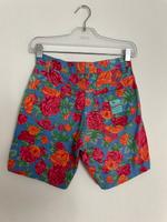 Vintage Jeans Shorts high waist floral Cotton xs/s Baden-Württemberg - Heilbronn Vorschau