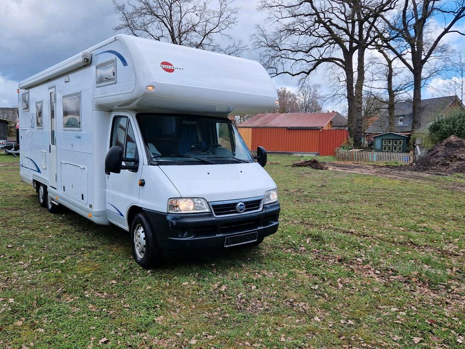 Wohnmobil Fiat Bürstner 6 Sitzplätze neu Tüv und Gasprüfung in Schneverdingen