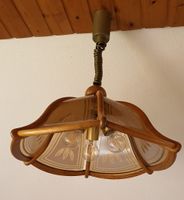 Deckenlampe - Deckenleuchte - Zuglampe - Holz - Glas Bayern - Harburg (Schwaben) Vorschau