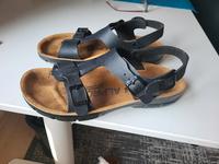schwarze trendige Alpro Birkenstock Sandale Gr.38 Bayern - Nürnberg (Mittelfr) Vorschau