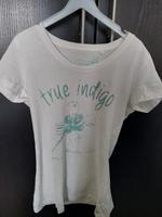 Mustang weißes Shirt indigo Motiv Größe XS Mecklenburg-Vorpommern - Greifswald Vorschau