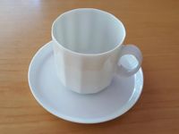 Rosenthal Polygon weiß, Kaffeetasse mit Untertasse Hessen - Gießen Vorschau