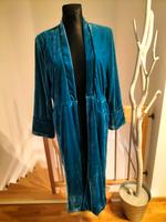 Neu Samt Samtmantel Kimono Replay Petrol  S Bayern - Wolfratshausen Vorschau
