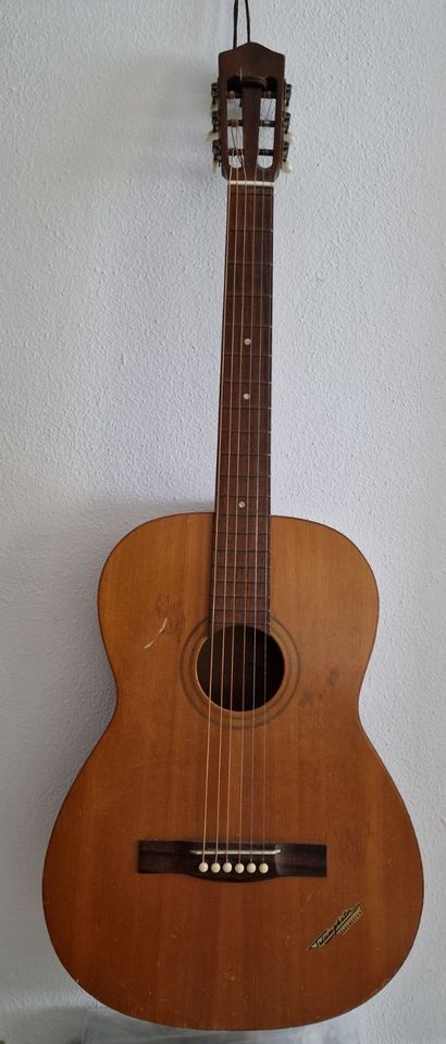 Akustische Gitarre - Klira Triumphator Concertino- 1960 in Dießen