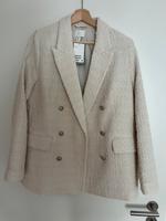 H&M Bouclé Blazer Creme Neu mit Etikett Gr M Nordrhein-Westfalen - Langenfeld Vorschau