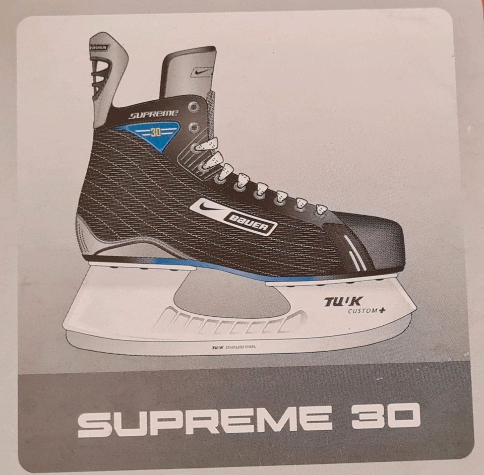 Schlittschuhe Eishockey NIKE BAUER Supreme Gr. 39 in Emmendingen