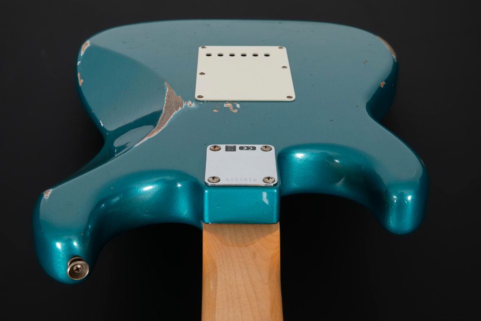 2020 Fender Custom Shop ’63 Stratocaster Relic Ocean Turquoise in Paderborn