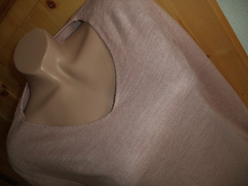 Damen Pullover Feinstrick Gr M 38 rose Feinstrickpullover in Thyrnau