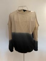 Pullover Aussparung blau sweater beige Creme s 36 Nordrhein-Westfalen - Ratingen Vorschau