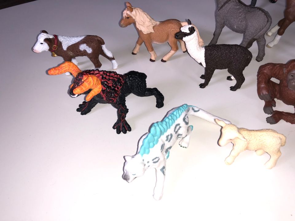 Schleich McDonalds Sammlung 19-teilig 12 Tiere 5 Dinos 2 Fantasy in Wismar