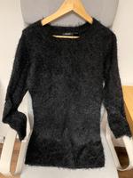 Smaragd Wollpullover lange. Kleid, schwarz, kuschelig, 36/38 Bayern - Füssen Vorschau