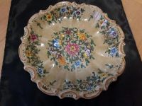 alte Keramik/Schale Blumen handgemalt Italien Deko Obstschale Baden-Württemberg - Karlsruhe Vorschau