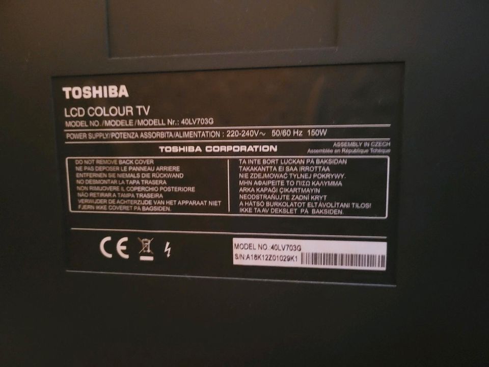 Fernseher Toshiba LCD 42" in Leipzig