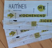 2 Wochenend- Happiness Festival Tickets Baden-Württemberg - Wernau Vorschau