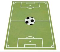 Kinderzimmer Teppich 160x220 Fußball grün Bayern - Meitingen Vorschau