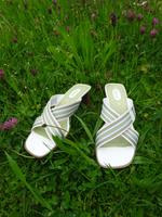 Sandalette zart grün braun - Jana Schuhe Größe 5 1/2  39 Bayern - Kempten Vorschau