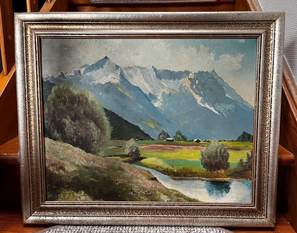 eBay | Unterhaching jetzt Jahr und München mit 1951 gebraucht - ist Berglandschaft Antiquitäten Kr. kaufen dem | aus Kleinanzeigen Kunst Ölgemälde Kleinanzeigen in