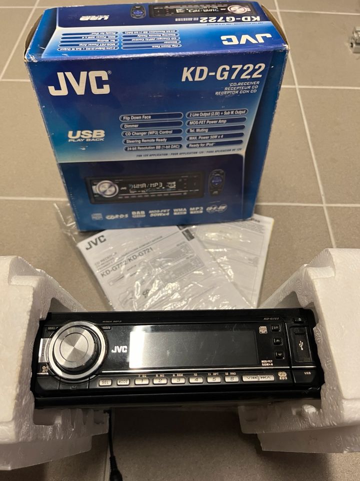 Autoradio JVC kd-g722 USB in Heroldstatt