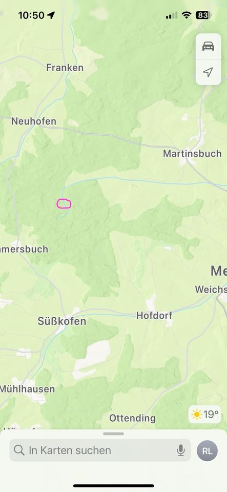 Wald Gemeinde Mengkofen, Gemarkung Mühlhausen in Mengkofen