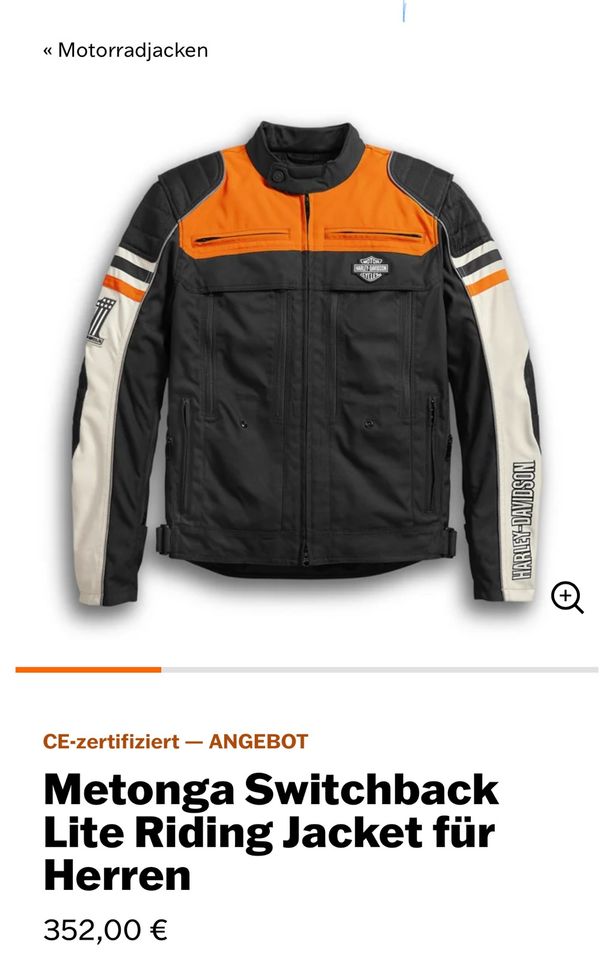 Metonga Switchback Lite Riding Jacket für Herren Harley Davidson in Ratingen