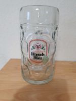 Älterer Glas-Maßkrug der ehem. Hirschbrauerei Günzburg Bayern - Günzburg Vorschau