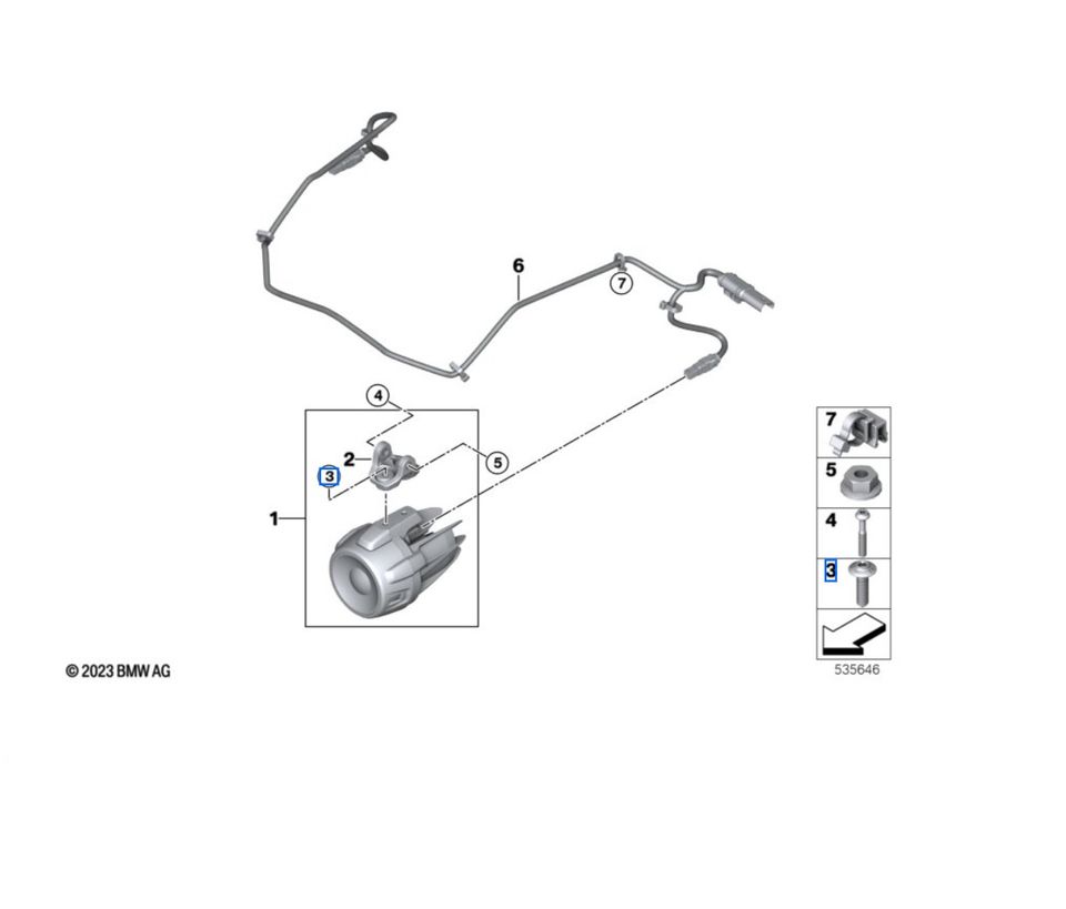 BMW R1300GS LED Zusatzscheinwerfer Nebelscheinwerfer Scheinwerfer