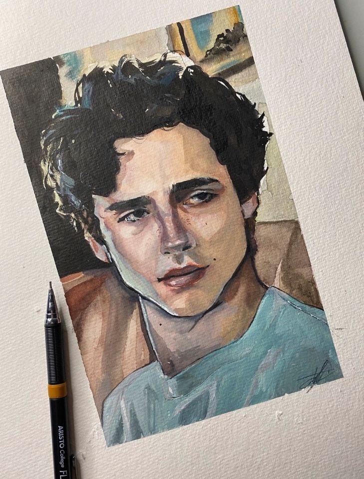 timothee chalamet fanart :) in Wuppertal