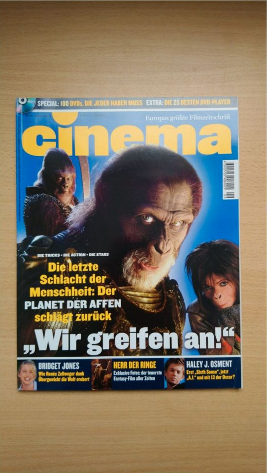 Cinema© Filmzeitschrift, Heft Nr. 280 -  9 / 2001 in Buchholz (Westerwald)