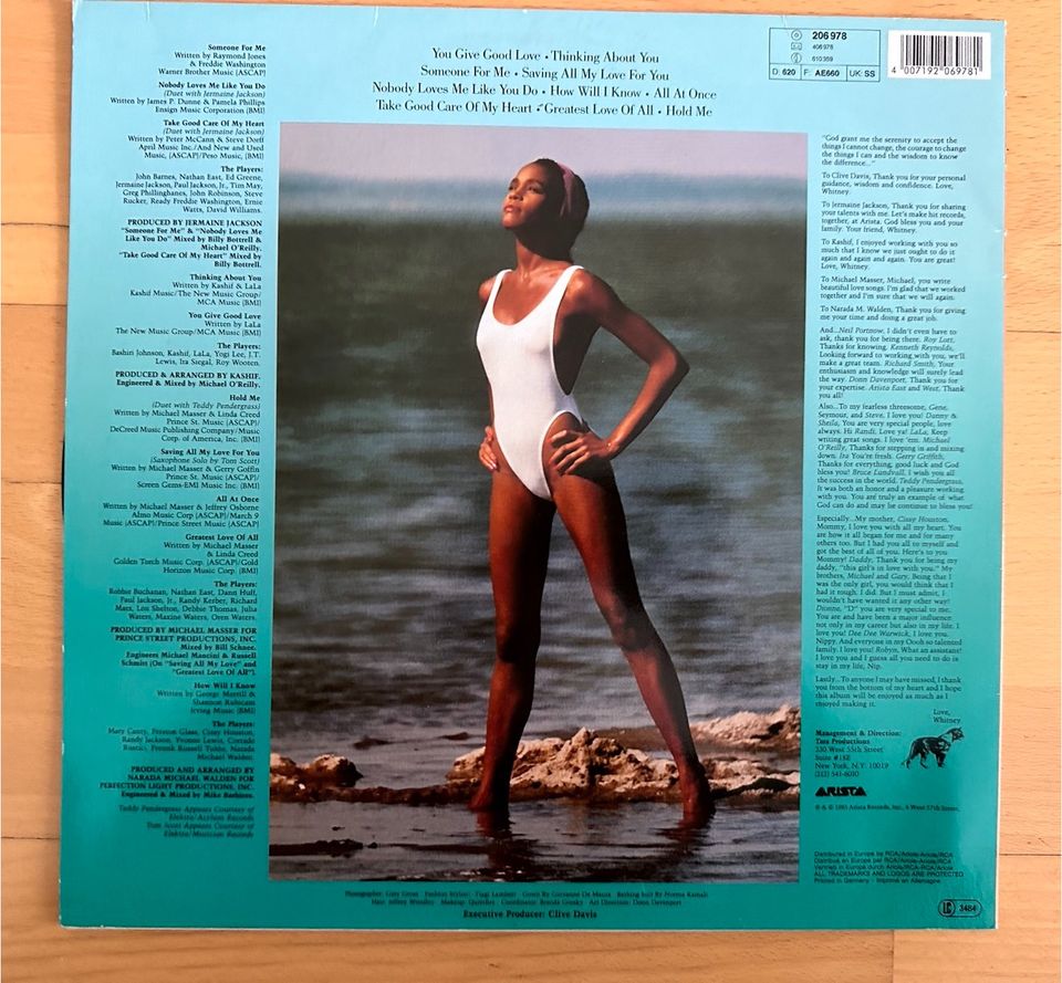 Whitney Houston Vinyl in München