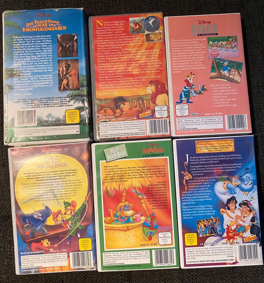 VHS Kassette Disney Trickfilm Komödien  etc Rarität in Bergisch Gladbach
