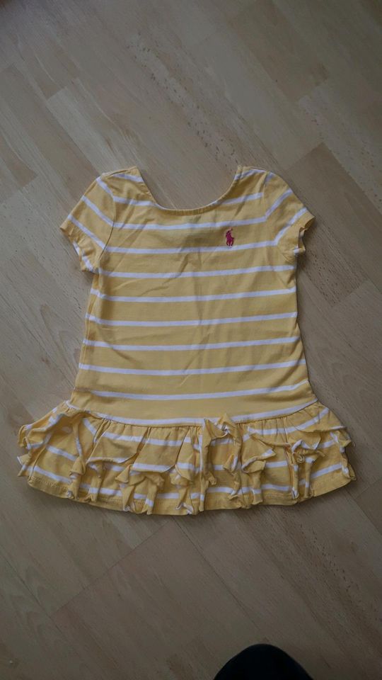 Neu & ungetragen Sommerkleid POLO RALPH LAUREN Gr. 2/2 T =86 / 92 in Haar