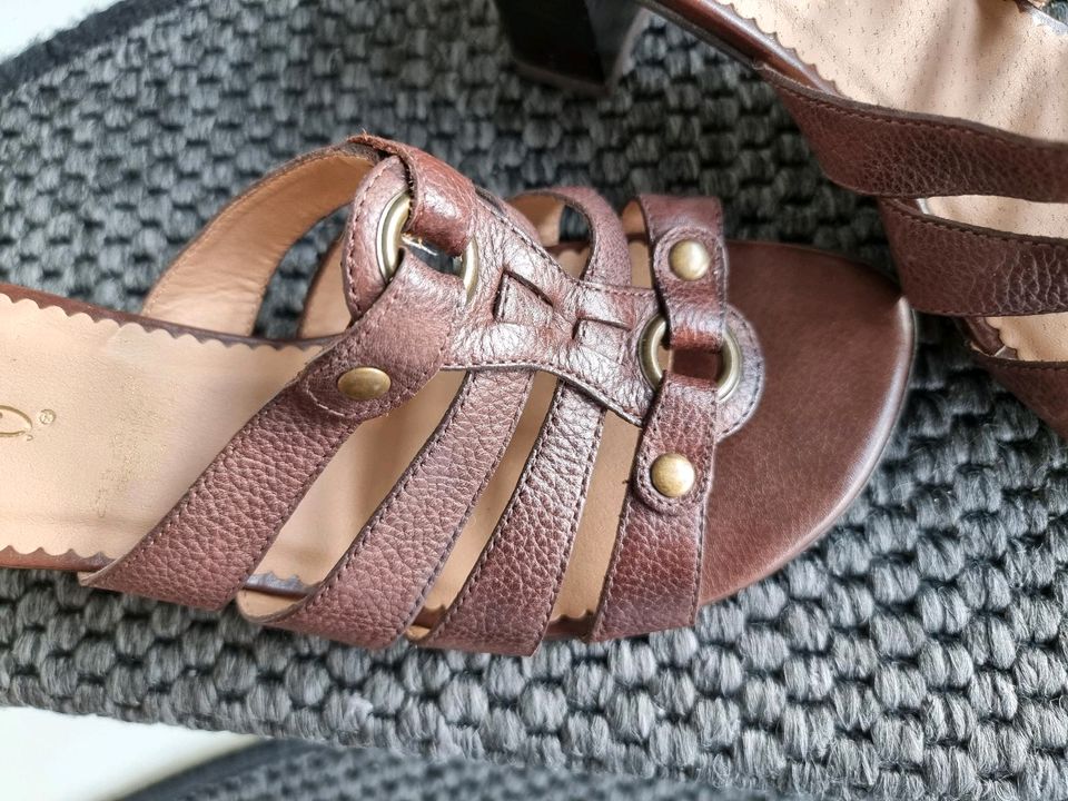 NEU* Pantolette von Janet D. ECHT LEDER Gr. 38 Sandalette Sandale in Hilchenbach