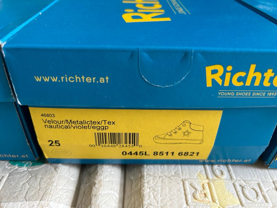 Richter Lauflernschuhe Leder wie Naturino 24 25 neu Zwillinge in Hattersheim am Main