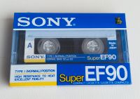 RAR Audiokassette SONY Super EF 90 Type I Normal in OVP Hessen - Mengerskirchen Vorschau